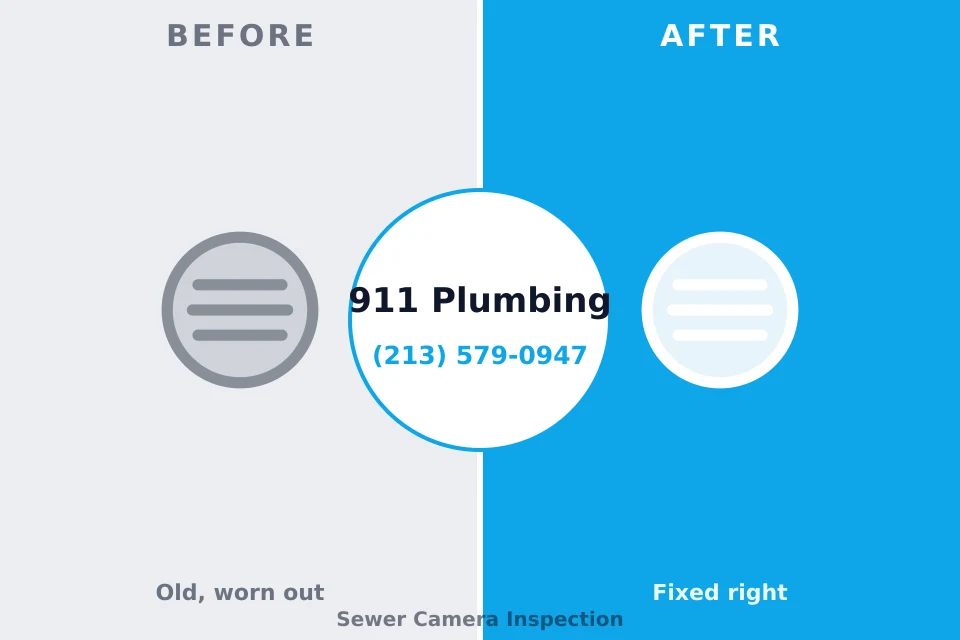 Before and after: plumbing repair El Cerro, NM